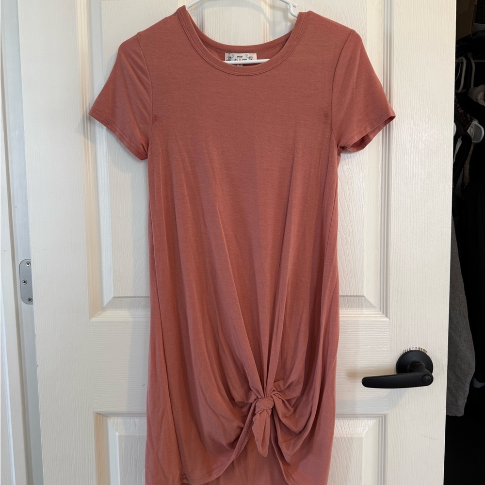 Rust T-Shirt Dress